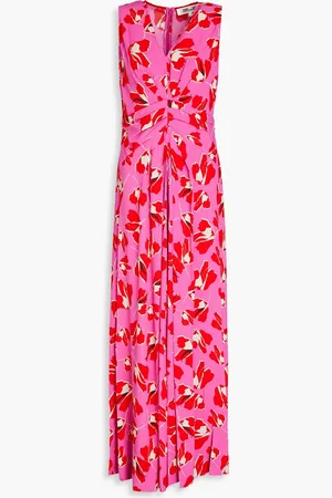 Diane von Furstenberg Ace floral-print crepe maxi dress - - US 14