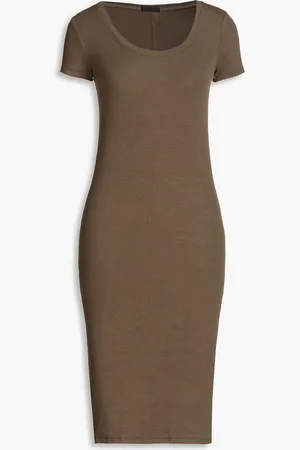 ATM Anthony Thomas Melillo Stretch-modal jersey dress - Neutral - M