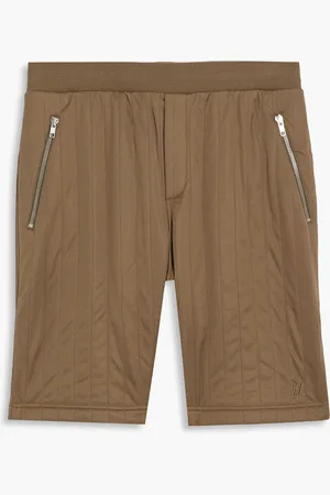 Helmut Lang Quilted jersey shorts - Neutral - M