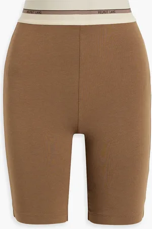 Helmut Lang Stretch cotton and modal-blend jersey shorts - - XL