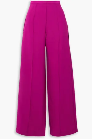 ‎Taller Marmo‎ Eclipse duchesse-satin wide-leg pants - Purple - IT 44