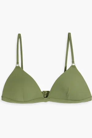 ZIMMERMANN Triangle bikini top - Green - 2 C