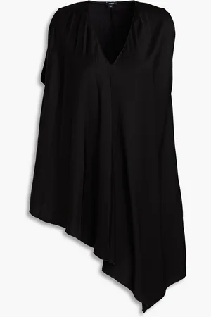 Joseph Dovehouse asymmetric crepe de chine top - - FR 38