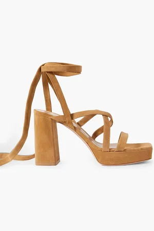 Gianvito Rossi 70 suede platform sandals - Brown - EU 41.5