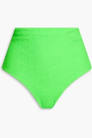Mara Hoffman Lydia popcorn bikini briefs - Green - M