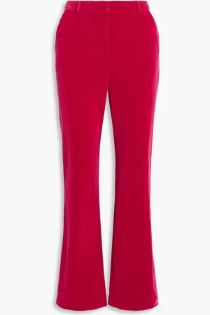 Walter Baker Erris velvet straight-leg pants - Pink - US 2
