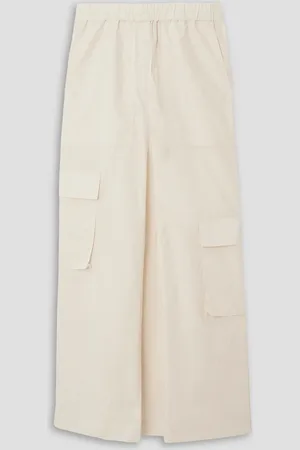 tibi Cotton-poplin midi skirt - White - US 6