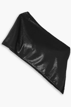 GAUGE81 Moville cropped one-shoulder sequined tulle top - - M