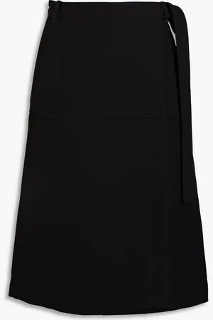 3.1 Phillip Lim Crepe midi wrap skirt - - US 4
