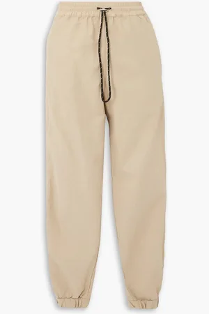 J.W.Anderson Cotton-blend tapered sweatpants - Neutral - L