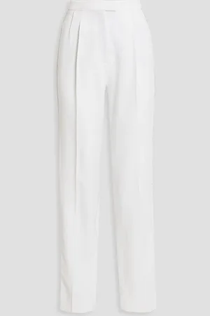 Michael Kors Crystal-embellished crepe straight-leg pants - - US 8
