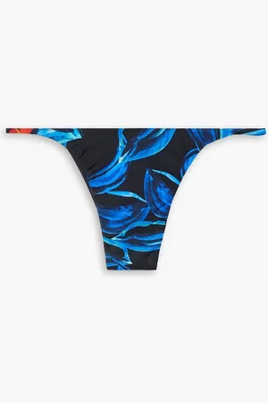 Louisa Ballou Printed bikini briefs - - XS