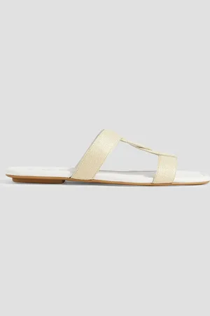 Stuart Weitzman Ibiza canvas sandals - White - EU 37.5