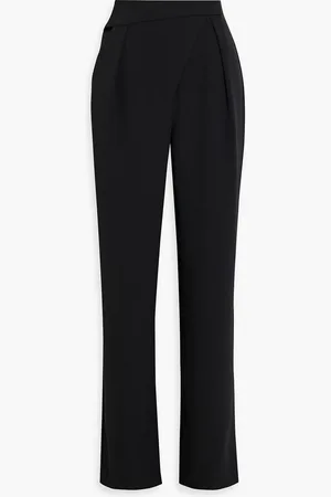 Nicholas Cutout pleated crepe straight-leg pants - - US 8