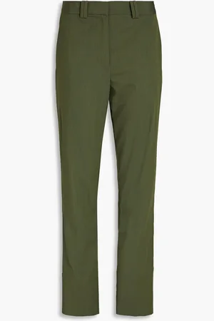 3.1 Phillip Lim Wool-blend slim-leg pants - Green - US 2