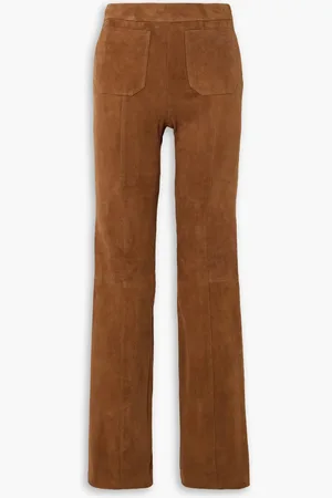 SPRWMN Suede flared pants - Brown - L