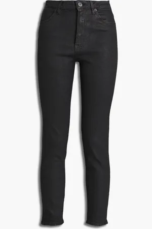 3x1 Channel Seam coated high-rise skinny jeans - - 25