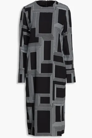 Joseph Darlan printed crepe midi dress - - FR 34