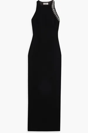 A.L.C. Sklyer cutout crystal-embellished ponte maxi dress - - US 10