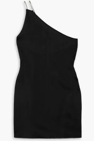 GAUGE81 Sefrou one-shoulder chain-embellished knitted mini dress - - S