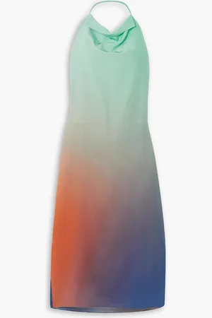 Gauchere Draped dégradé silk-chiffon dress - - FR 44