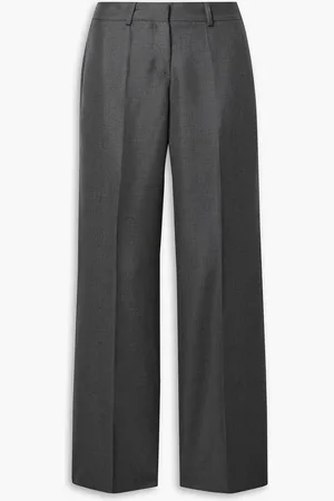 OUR LEGACY Wool-blend twill straight-leg pants - Gray - DE 38