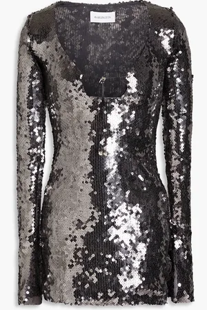 16Arlington Solaria sequined mesh mini dress - - UK 14