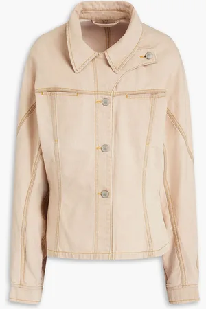 Holzweiler Denim peplum jacket - Neutral - XS