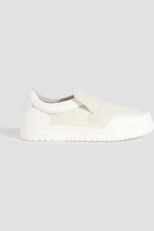 Acne Studios Suede and leather slip-on sneakers - - EU 41