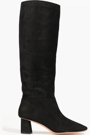 3.1 Phillip Lim Tess ribbed suede knee boots - - EU 36