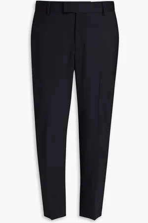 Sandro Tapered wool-blend pants - Blue - FR 40