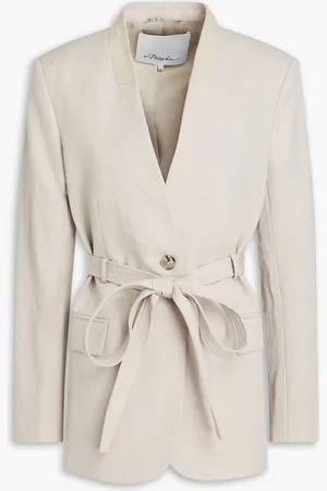 3.1 Phillip Lim Wool-blend twill blazer - Gray - US 0