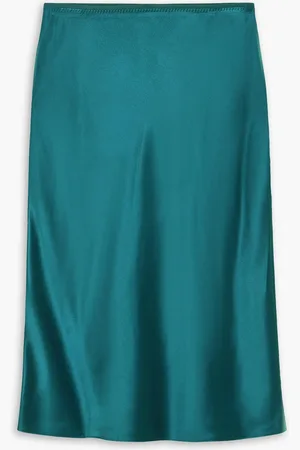 Joseph Isaak silk-satin skirt - Blue - FR 38