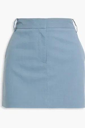 tibi Twill mini skirt - Blue - US 12