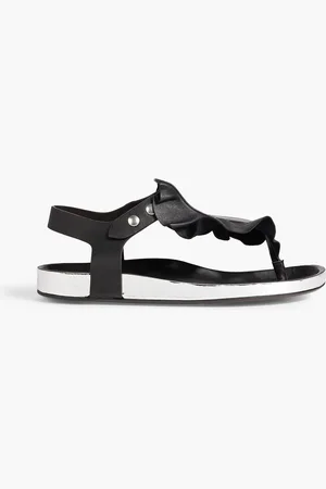 Isabel Marant Isele ruffled leather sandals - - EU 41