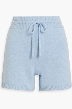 Khaite Kev cashmere-blend shorts - Blue - S