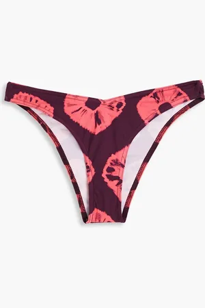 ZIMMERMANN Separates Sculpt tie-dyed low-rise bikini briefs - Purple - 3