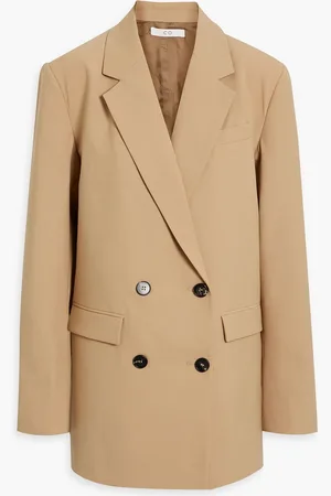 CO Double-breasted grain de poudre blazer - Neutral - L