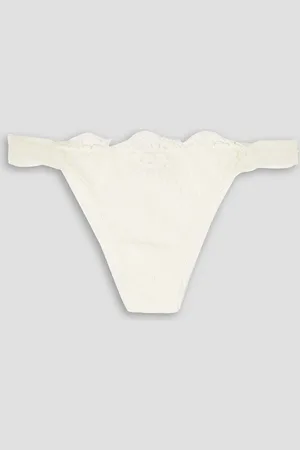 I.D. Sarrieri A Night in Marrakech stretch-lace thong - White - 4