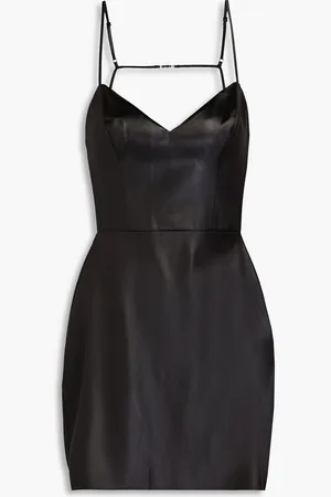 GAUGE81 Ennis open-back cutout stretch-satin mini dress - - L