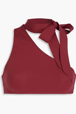 ZIMMERMANN One-shoulder tie-detailed bikini top - - 1
