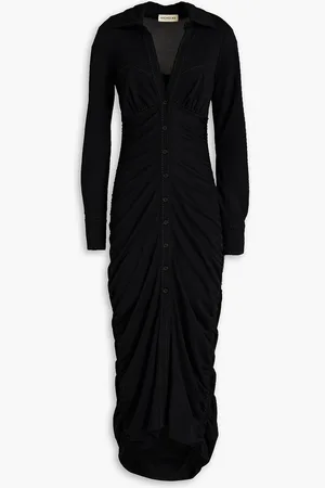 Nicholas Ruched stretch-jersey midi dress - - US 2