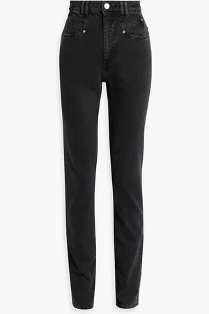 Isabel Marant Nominic high-rise slim-leg jeans - Gray - FR 34