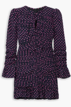 ROTATE Tulla ruffled jacquard mini dress - - DE 34