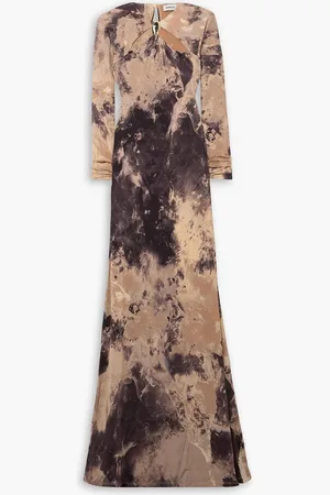 Simkhai Etta cutout embellished printed stretch-jersey gown - - M