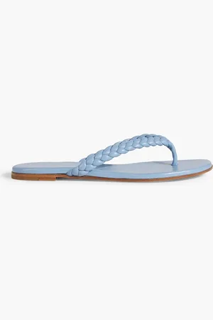 Gianvito Rossi Tropea 05 braided leather sandals - Blue - EU 34.5