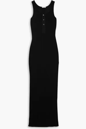 Ami Ribbed cotton-jersey maxi dress - - XXS