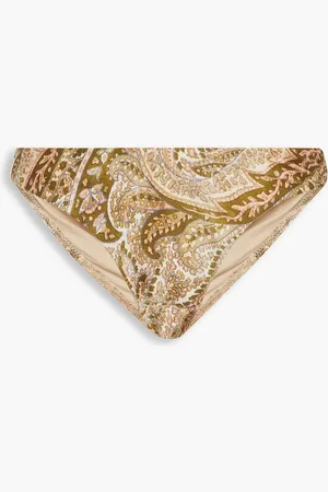 ZIMMERMANN Printed low-rise bikini briefs - White - 3