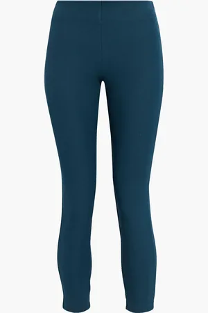 Joseph Cropped stretch-gabardine skinny pants - Blue - FR 36