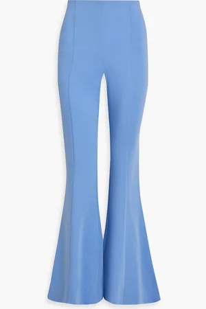 Diane von Furstenberg Barcelona crepe flared pants - Blue - US 2